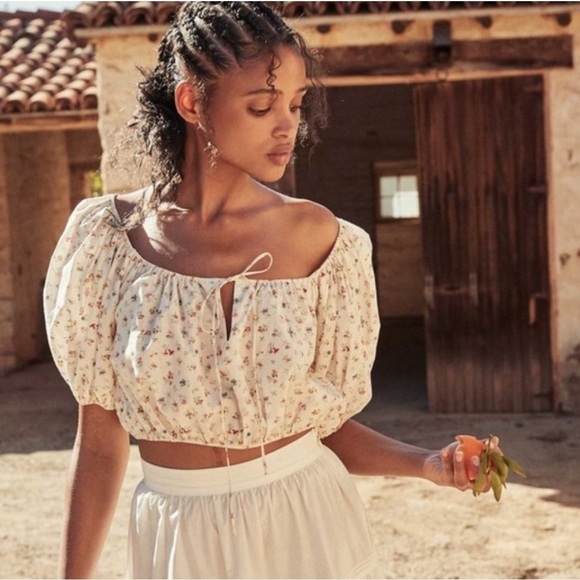 Doen Tops - Doen Floral Cotton XL
